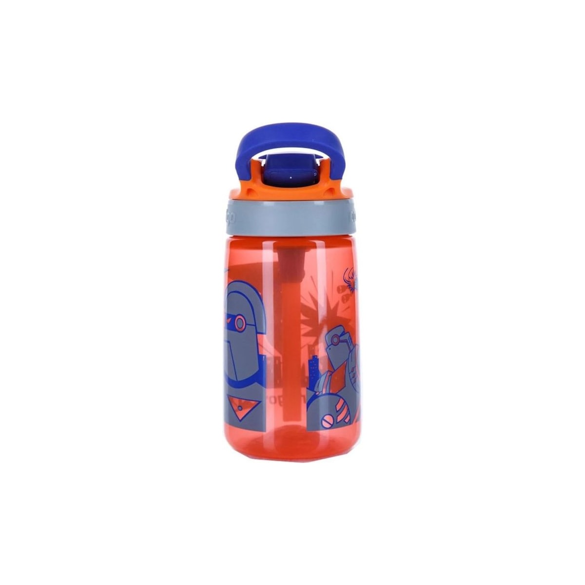 Gizmo Flip Tek El Bas Iç Emzikli Çocuk Su Matarası Süper Kahraman 420ml (2094998)