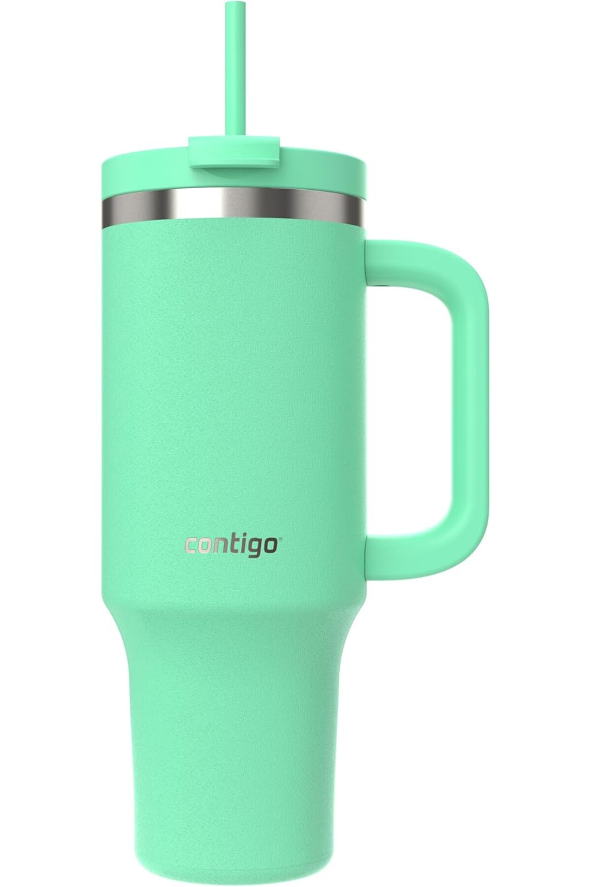 Kulplu Termos Bardak - Tumbler - Paslanmaz Çelik - Pipetli & Kapaklı – 29 Saat Soğuk