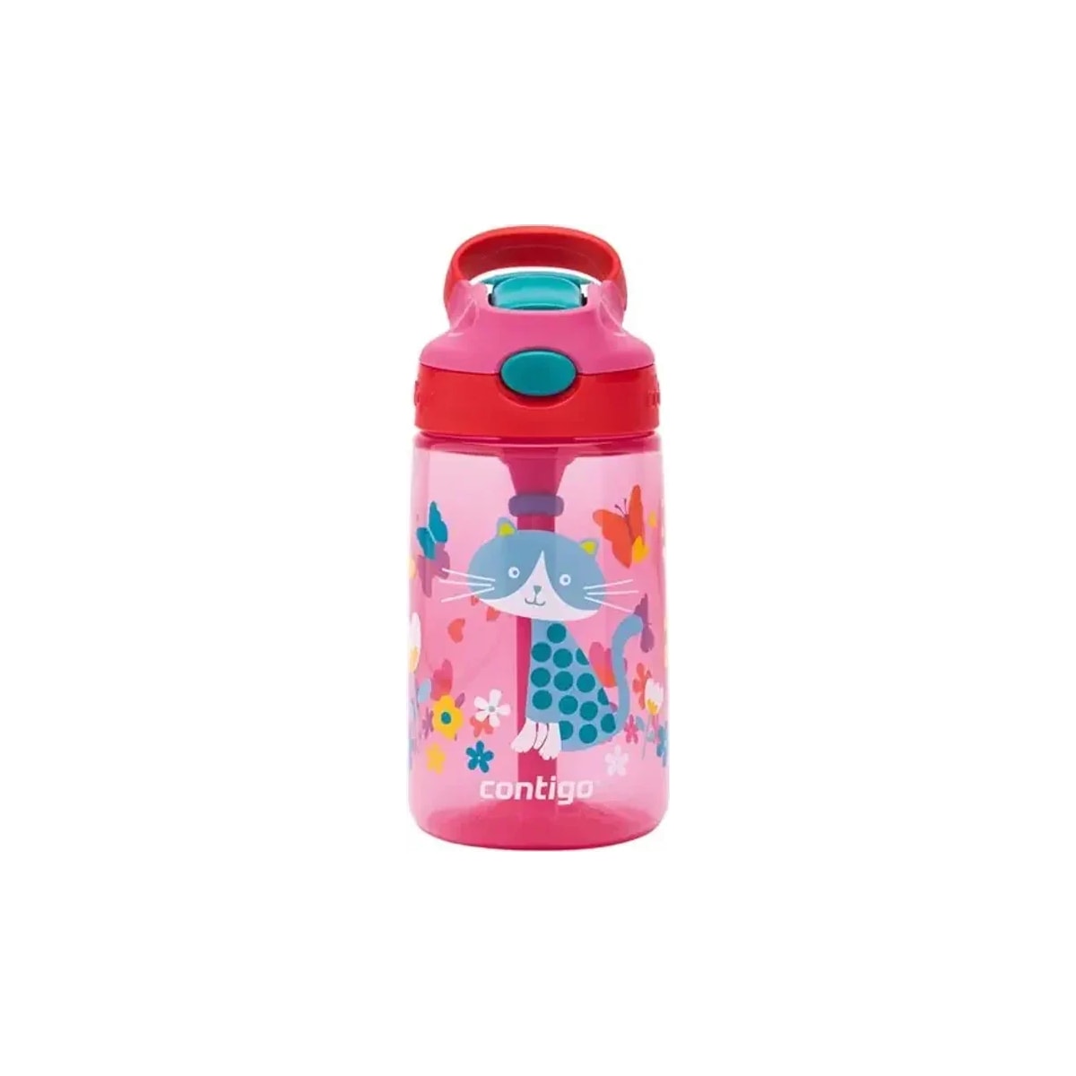 CONTİGO GIZMO FLIP KEDİCİKLER TRITAN ÇOCUK SULUĞU 420ML PEMBE
